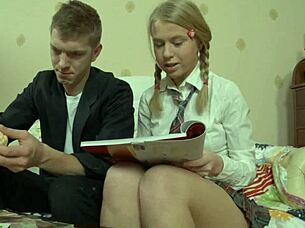 Blonde Teen Feels Intense Pleasure From Monster Cock And Anal Fingering