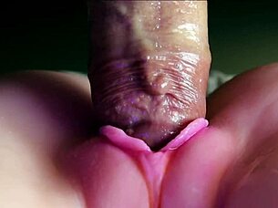 pink pussy sucked my hot cock and i came deep in the hole 😈