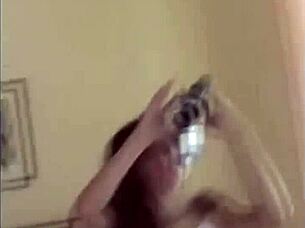 Tiny Tyler Fingering Her Small Tits And Pussy On Webcam