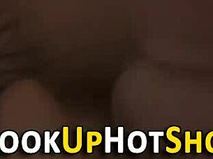 Rough anal toying on glasses-wearing amateur during pickup date.