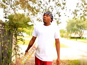 On the 4th, she enjoys fireworks while getting face fucked by a big black cock, ending with a facial on her pretty face