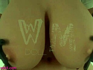 WM sex doll breast test.