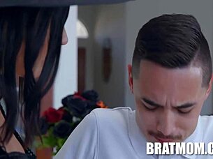 Stepmom's Witchy Seduction: Venus And Juan's Halloween Hookup