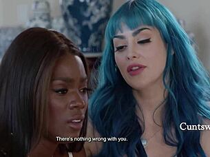 Beyond the breakup, proposal goes wrong with jewelz blu and ana foxx in seductive squirting