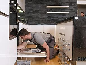 rim4k hottie seduces with intense lingerie rimjob