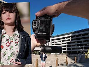 TikTok photographer picks up porn star with big juicy ass for street shoot, huge cock pounds pussy covered in cum – Nala Nova vs world's biggest