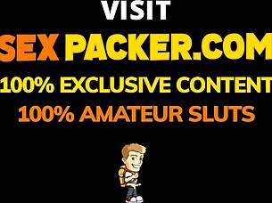 skinny latina swallows before anal