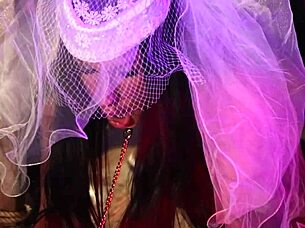 gypsy queen ties up obedient bride for choking and spanking 😈