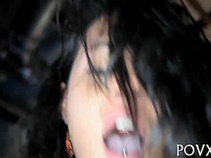 A barely legal teen engages in hardcore seduction. POV cock sucking leads to intense orgasm.