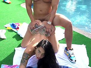 bella scorpion says, 'get fucked outside by teddy tarantino'