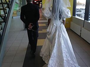 gypsy queen ties up obedient bride for choking and spanking 😈