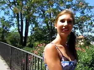 skinny latina swallows before anal