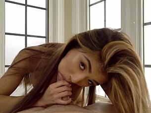 omg, her tight pussy dripped cum after clothes ripped in doggystyle sex