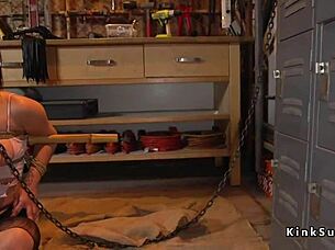 big tits sub in torn pantyhose fucked