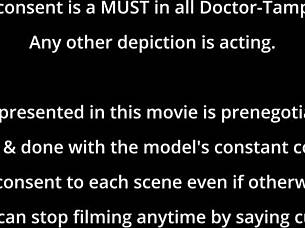 dr tampa conducts entrance physical at tampa university, michelle anderson spreads legs, pov with gloves, natural tits, humiliation fetish backstage.