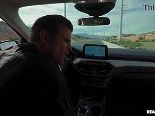 This curvy honey takes an intense ride