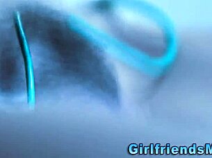 watch this brunette teen and milf explore girl on girl action