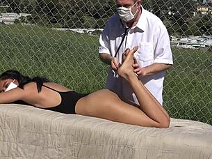 dr grey give massage