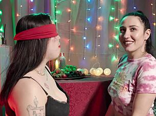 she tricked me into sucking her man's cock.