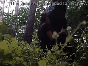 Fuck Stepsister Mouth In Woods!