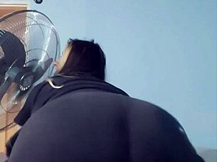 Bbw Teases You With Tight Shorts