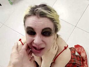 Rough Domination Of Squirting Girlfriend With Anal Fuck In Kitchen