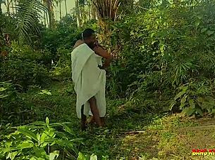 Outdoor porn fucking naughty ex girlfriend in the bush