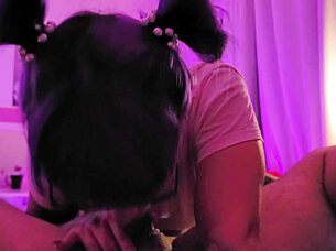 Stepsister enjoys intimate moments with brother in family scenario.