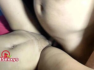 Overcome With Passion, The Young Brazilian Rides The Employee's Monster Cock In The Bedroom.