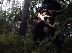 Fuck Stepsister Mouth In Woods!