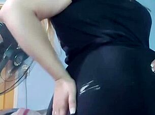 Bbw Teases You With Tight Shorts