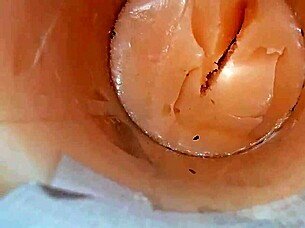 Camera Captures Huge Cum Blast Deep in Tight Pussy! 😍