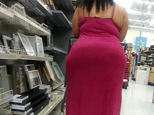 Is That Phat Booty Hidden in Pink Dress?