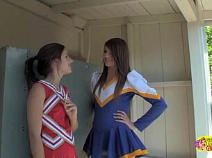 the two incredibly sexy skinny ass lesbian bitches are kissing and eating their smooth cunts 😘👅