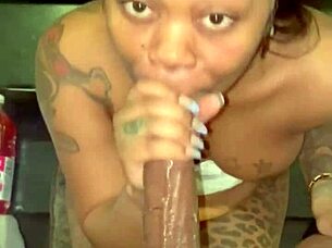 Snuck Off To Suck Big Black Cock Sloppily