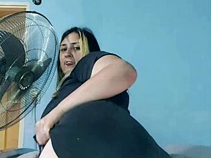 Bbw Teases You With Tight Shorts