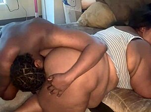 Watch BBW Remi get rough creampie on the sofa with monster cock!