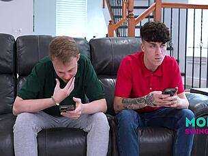 tricking each other's step mom made them furious but one folded first cuz she was curious