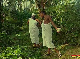 Outdoor porn fucking naughty ex girlfriend in the bush