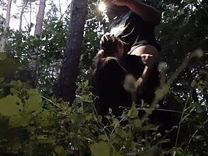 Fuck Stepsister Mouth In Woods!
