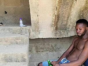 Dripping Pussy Gets Fucked Under The Step