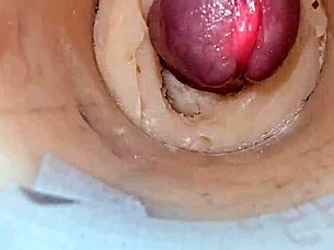 Camera Captures Huge Cum Blast Deep in Tight Pussy! 😍