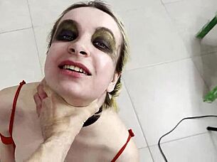 Rough Domination Of Squirting Girlfriend With Anal Fuck In Kitchen