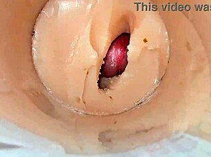 Camera Captures Huge Cum Blast Deep in Tight Pussy! 😍