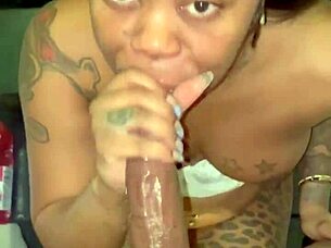 Snuck Off To Suck Big Black Cock Sloppily