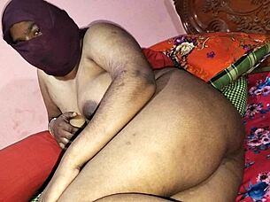 stepsister with big natural tits hangs out at home