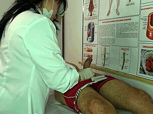 Nurse gets excited by patient's erection