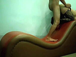 myanmar wife cheats in doggystyle on sofa