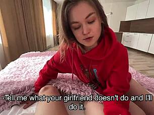 my cock-teasing stepsis gets her tight pussy creamed after relentless teasing