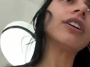 mia shows off her big ebony ass